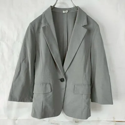 MK MICHEL KLEIN テーラードジャケット グレー 38