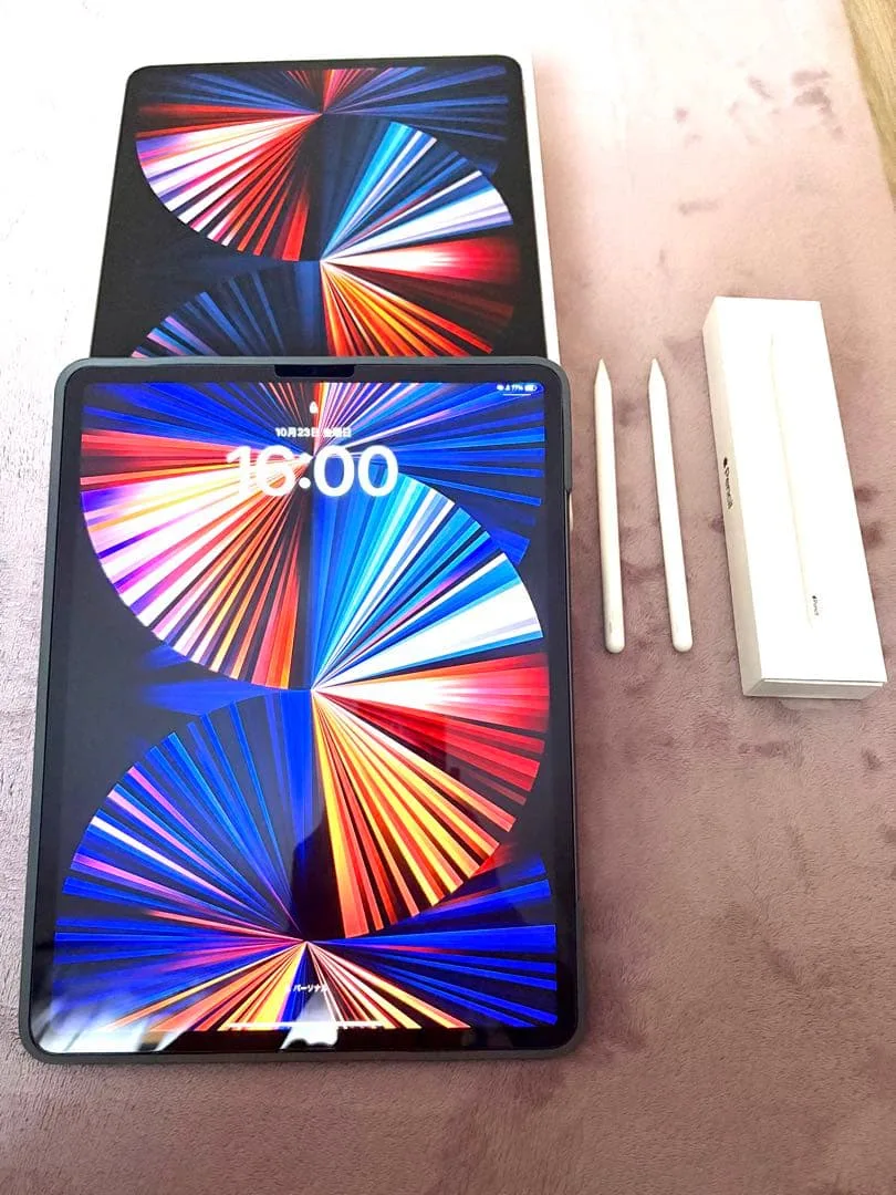 超美品iPad Pro 12.9 第5世代 128GB Pencil2本など