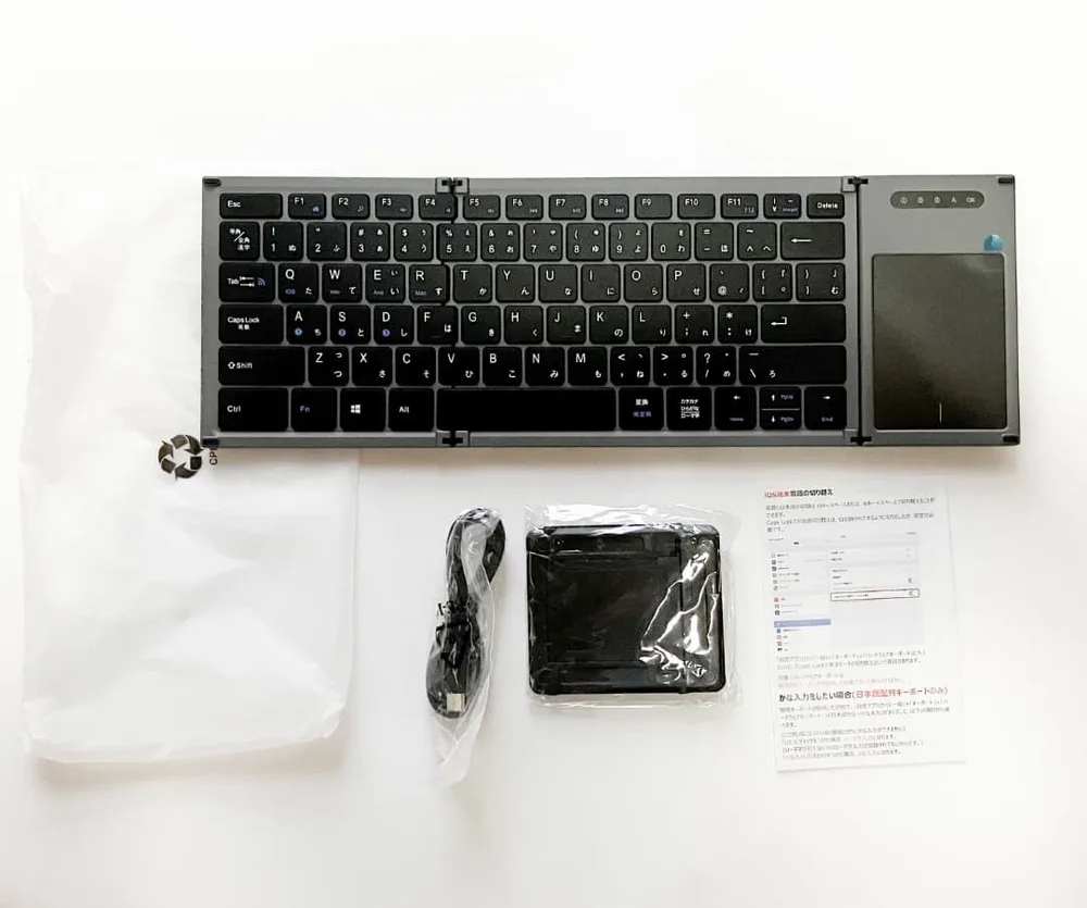 EWIN 折り畳み式キーボード タッチパッド搭載