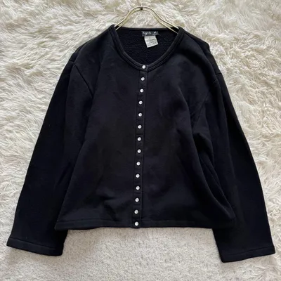agnes b. カーディガン ブラック 2 可愛い キレイめ シンプル 上品