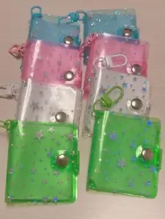 ミニフォトアルバム キーホルダー 8個セット