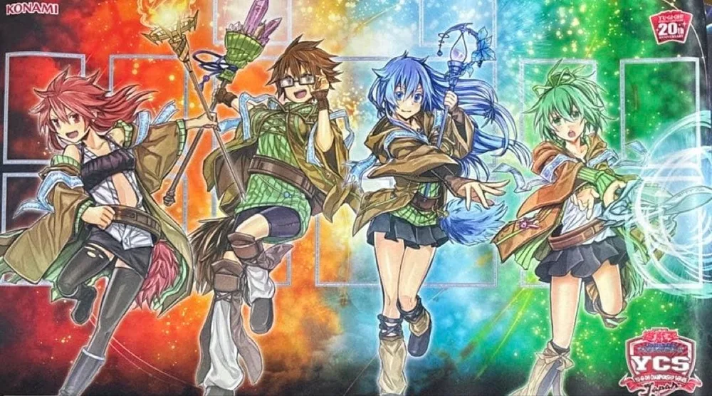 B 遊戯王 憑依覚醒 プレイマット ycsj 未使用 開封のみ