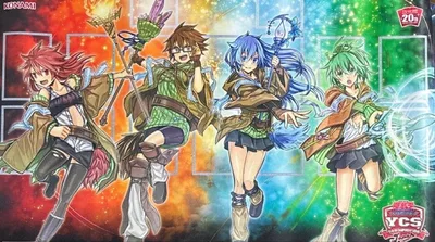 B 遊戯王 憑依覚醒 プレイマット ycsj 未使用 開封のみ