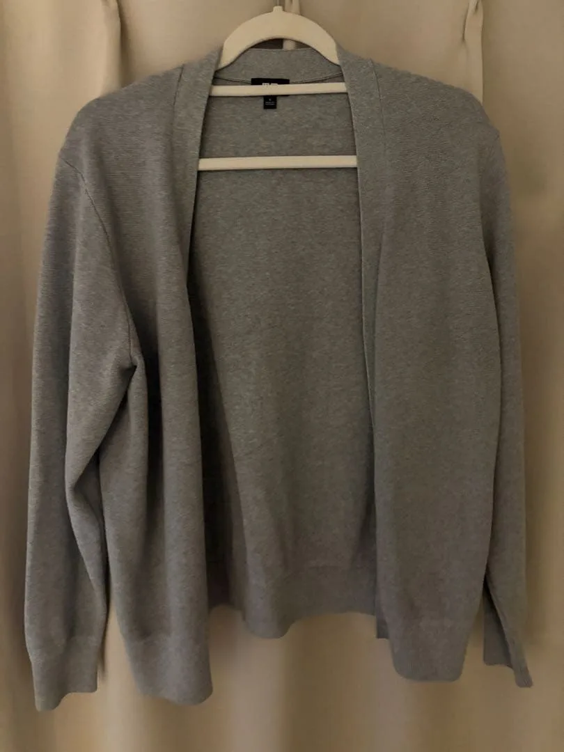 UNIQLO ユニクロ カーディガン グレー S