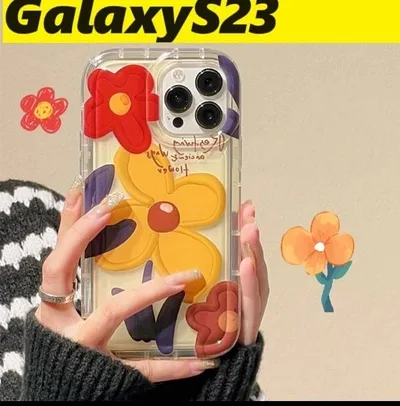 GalaxyS23 花柄ケース 可愛い Galaxyケース