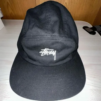 Stussy ブラックキャップ OSFA