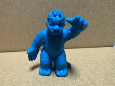 大怪獣バラン 怪獣消しゴム 青 東宝 当時物
