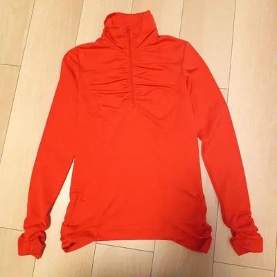キャロウェイレディース ゴルフ ハーフジップシャツ レッドS