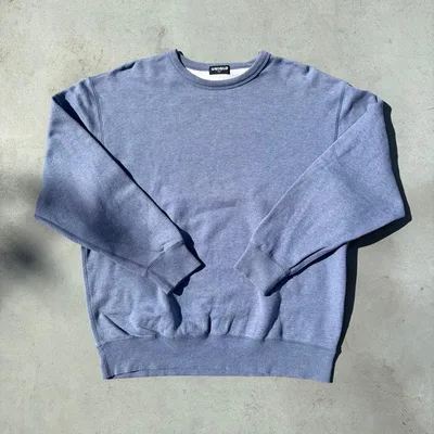 00s OLD UNIQLO クルーネック スウェット ブルー XLサイズ