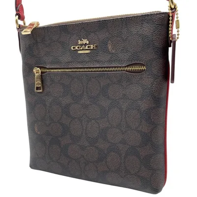 COACH/コーチ CW325 シグネチャー ショルダーバッグ 斜め掛け