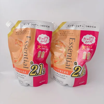 720ml 2袋 花王 エッセンシャル しっとりまとまる コンディショナー 大