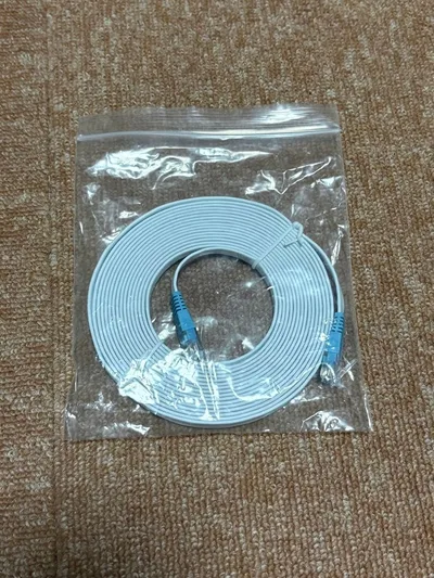 【新品未開封】有線LANケーブル(CAT 5E FLAT 4.5m)