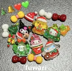 【早割♡サンリオクリスマスデザイン】お得ハローキティ ネイルパーツ 詰め合わせ♡