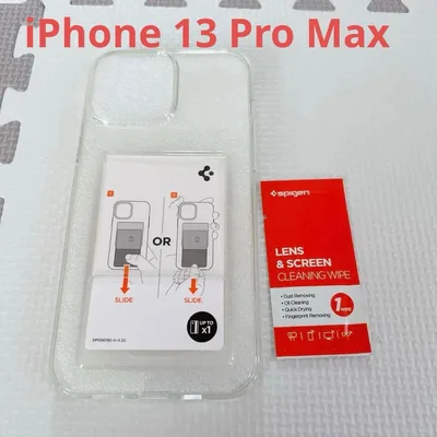iPhone 13 Pro Max 用 ケース カード入れ クリア