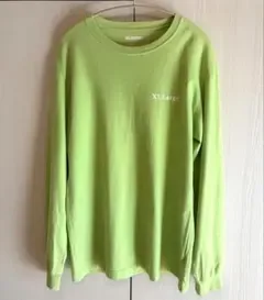【美品】XLARGE 長袖カットソー ライトグリーン Mサイズ