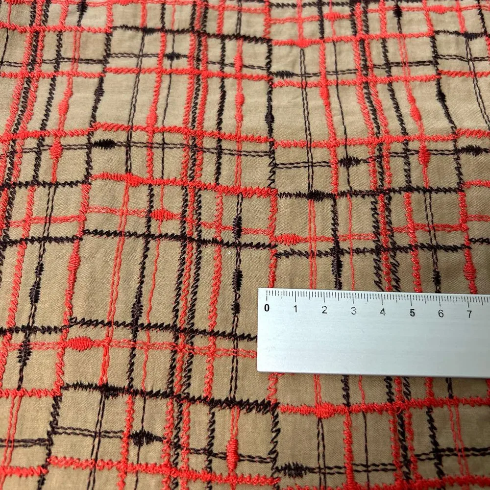 刺繍生地残布 縦80cm×横90cm