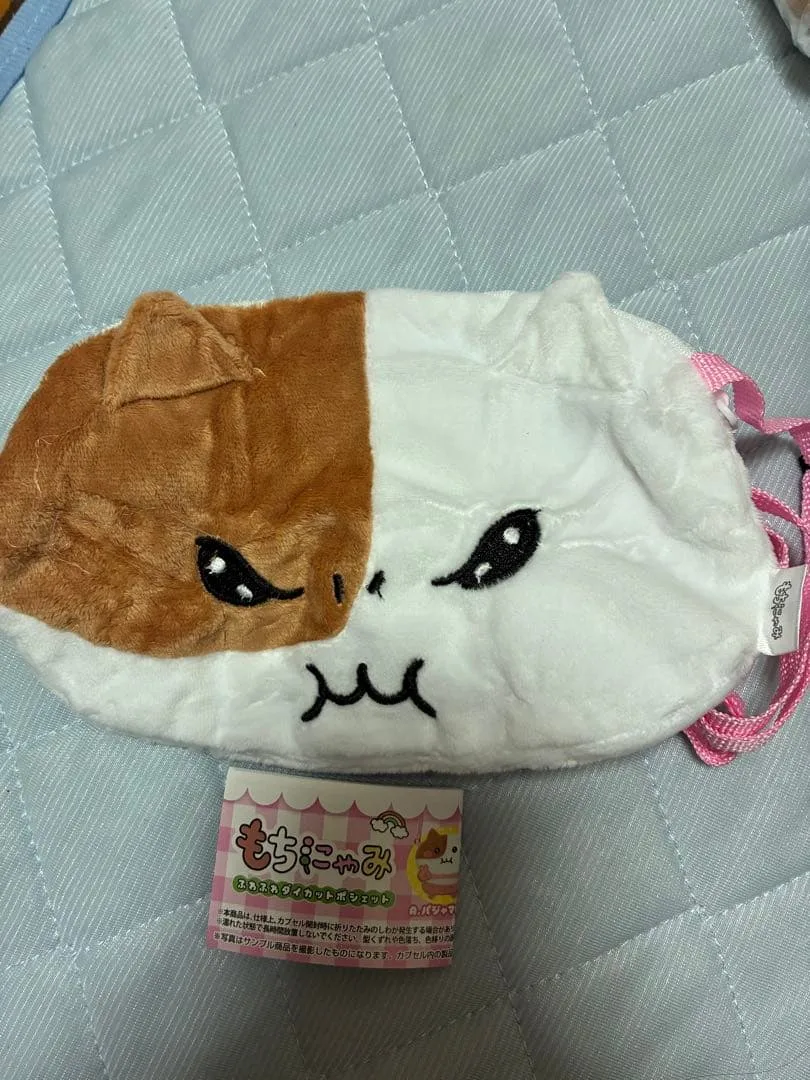 もちにゃみ ふわふわダイカットポシェット パジャマ