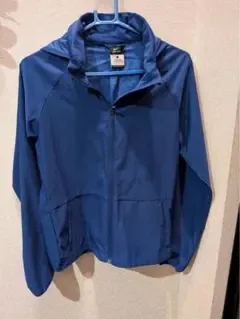 NIKE DRI-FIT レディースL ウインドブレーカー パーカー ネイビー