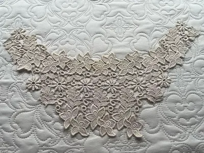 ハンドメイド 花柄 ケミカルレース モチーフ