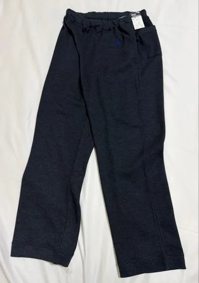 未使用品 90s ポロラルフローレン サーマルパンツ 濃灰 M