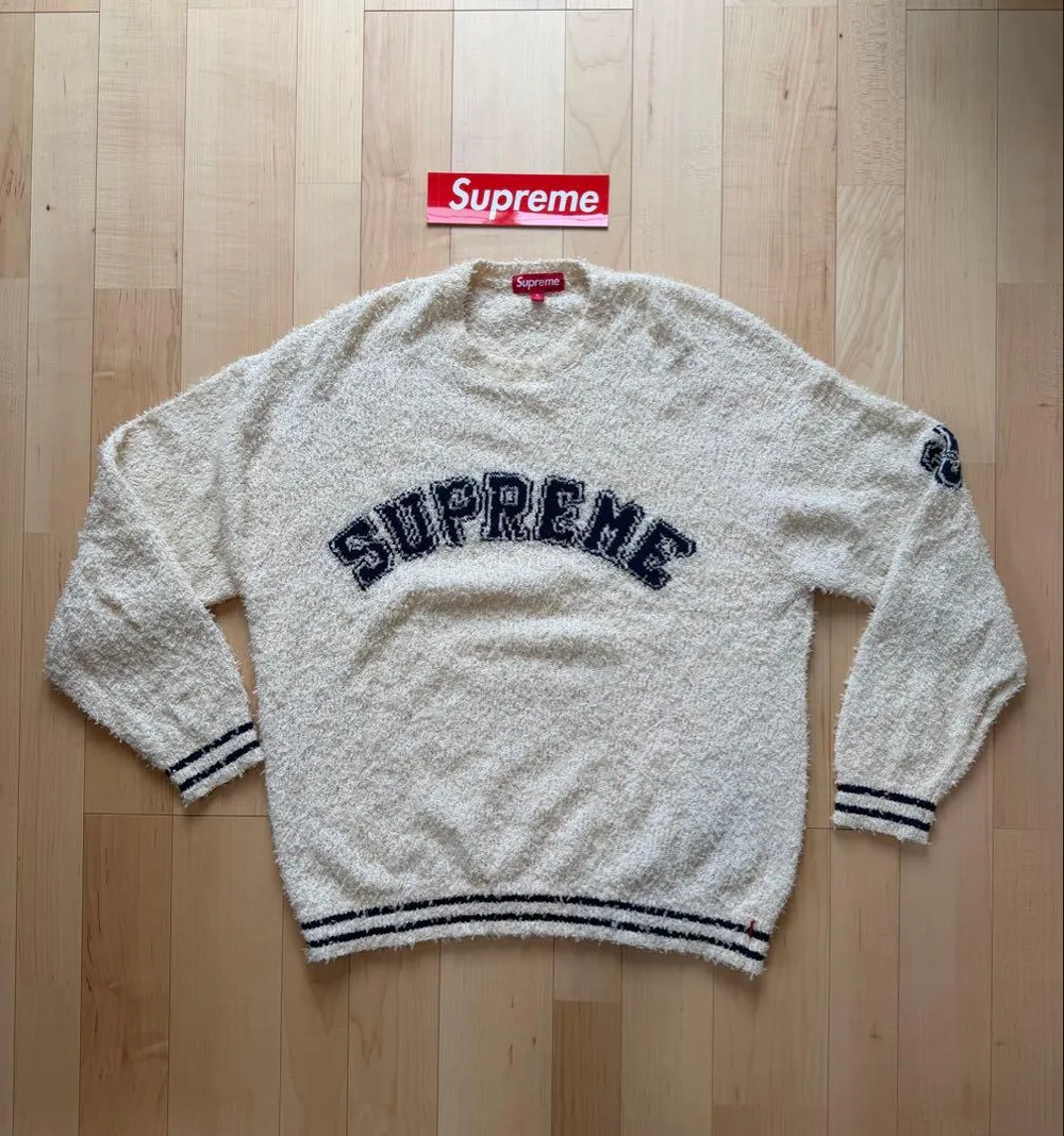 Supreme 25ss Textured Arc Sweater XL