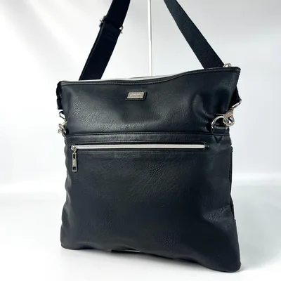 NICOLE ショルダーバッグ ナイロン×レザー ショルダーバッグ2WAY