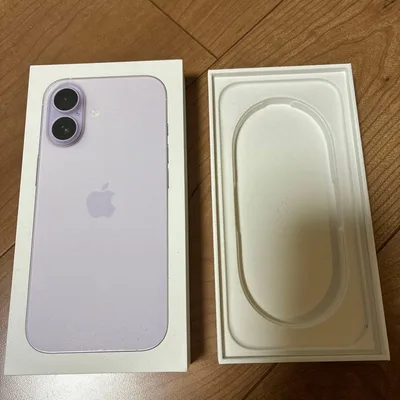 iPhone 17 空箱 パープル