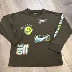 Nike 長袖カットソー ダークブラウン グラフィック
