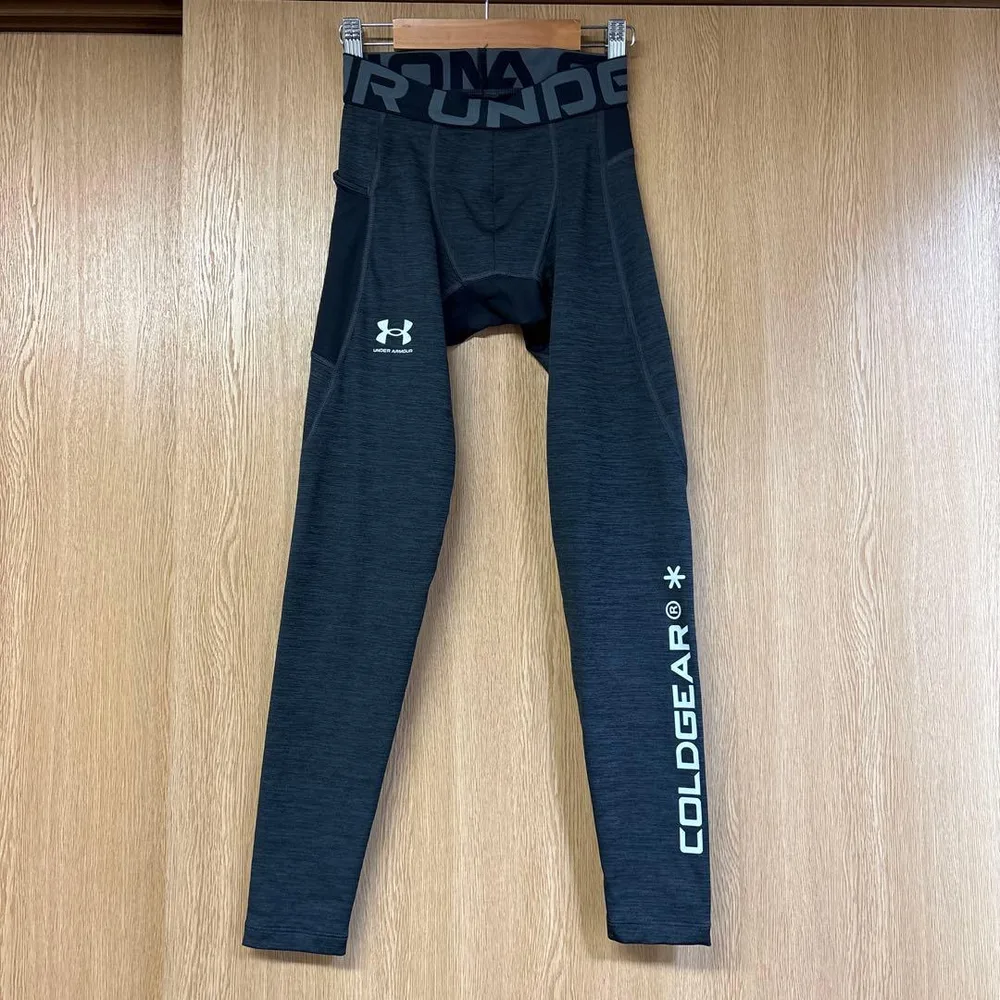 Under Armour ColdGear ネイビー タイツ サイズS