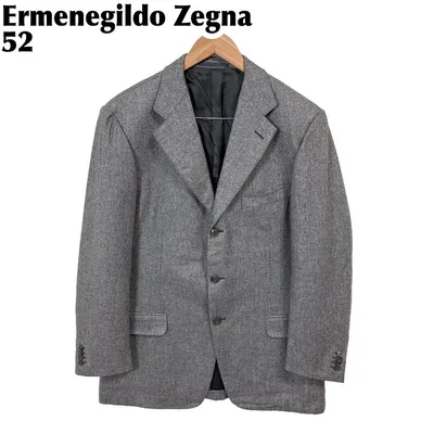 【美品】 Ermenegildo Zegna ジャケット シルク×カシミヤ 52