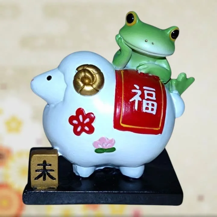 【26X'mas&お正月新商品・コポー】コポー 干支未にのるカエル