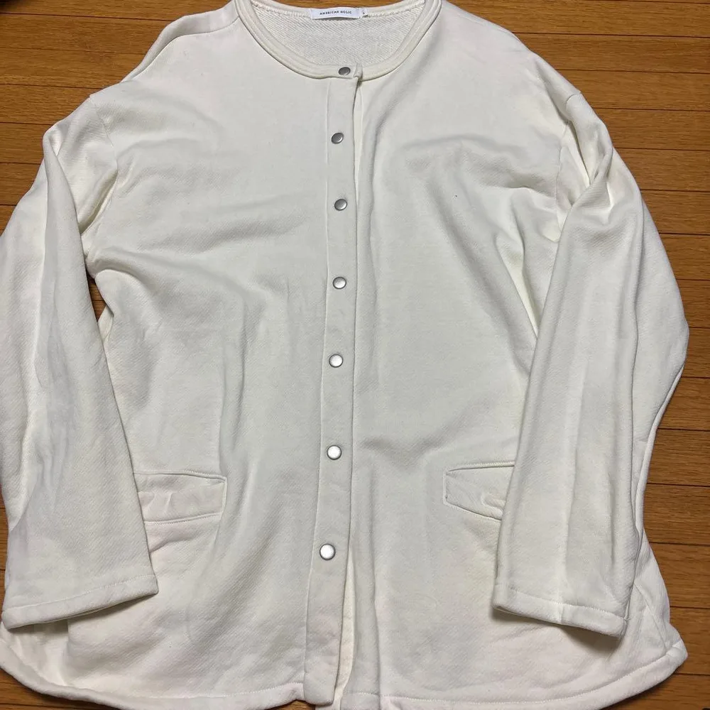 AMERICAN HOLIC ホワイト カーディガン L