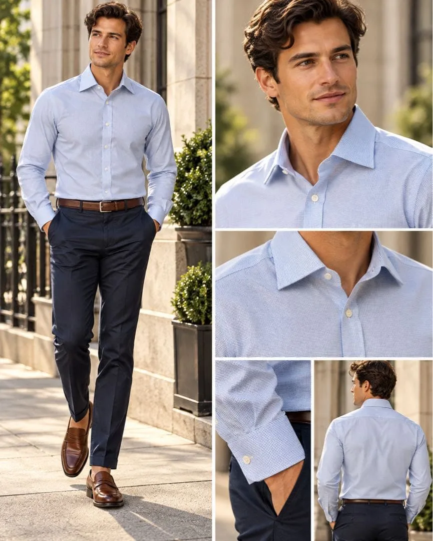 美品Brooks Brothers Milano Fit 長袖シャツ アイロン済