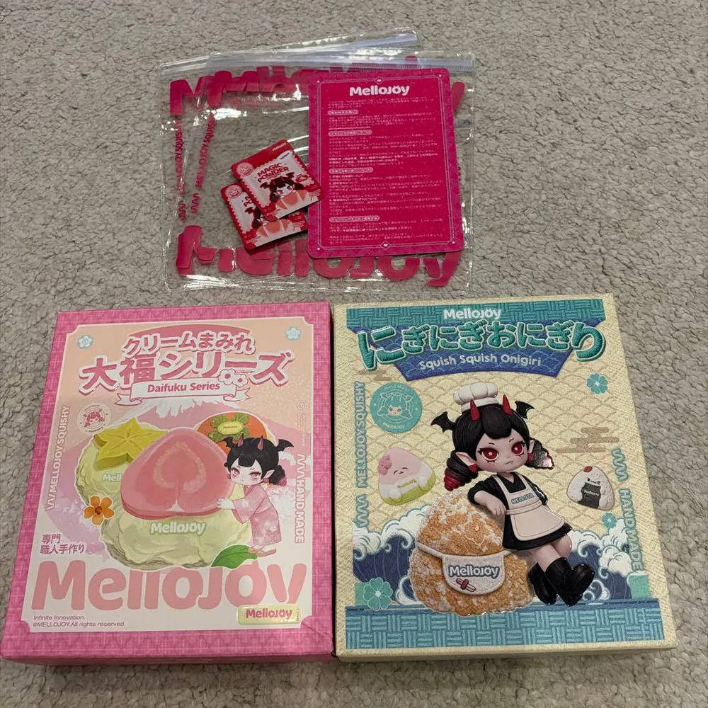 新品 メロジョイ クリームまみれ 大福 未開封 スクイーズ にぎにぎおにぎり