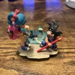 ドラゴンボール 孫悟空 ブルマ フィギュア ジオラマ