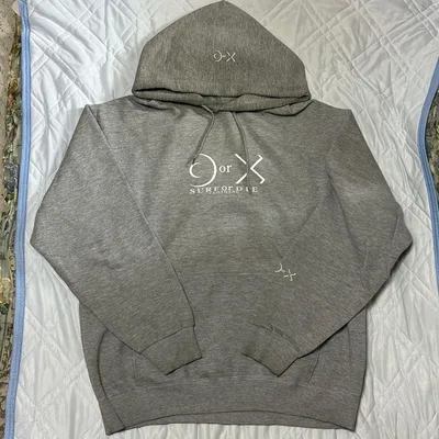 SURF or DIE パーカー グレー L サーフィン スウェット フーディー