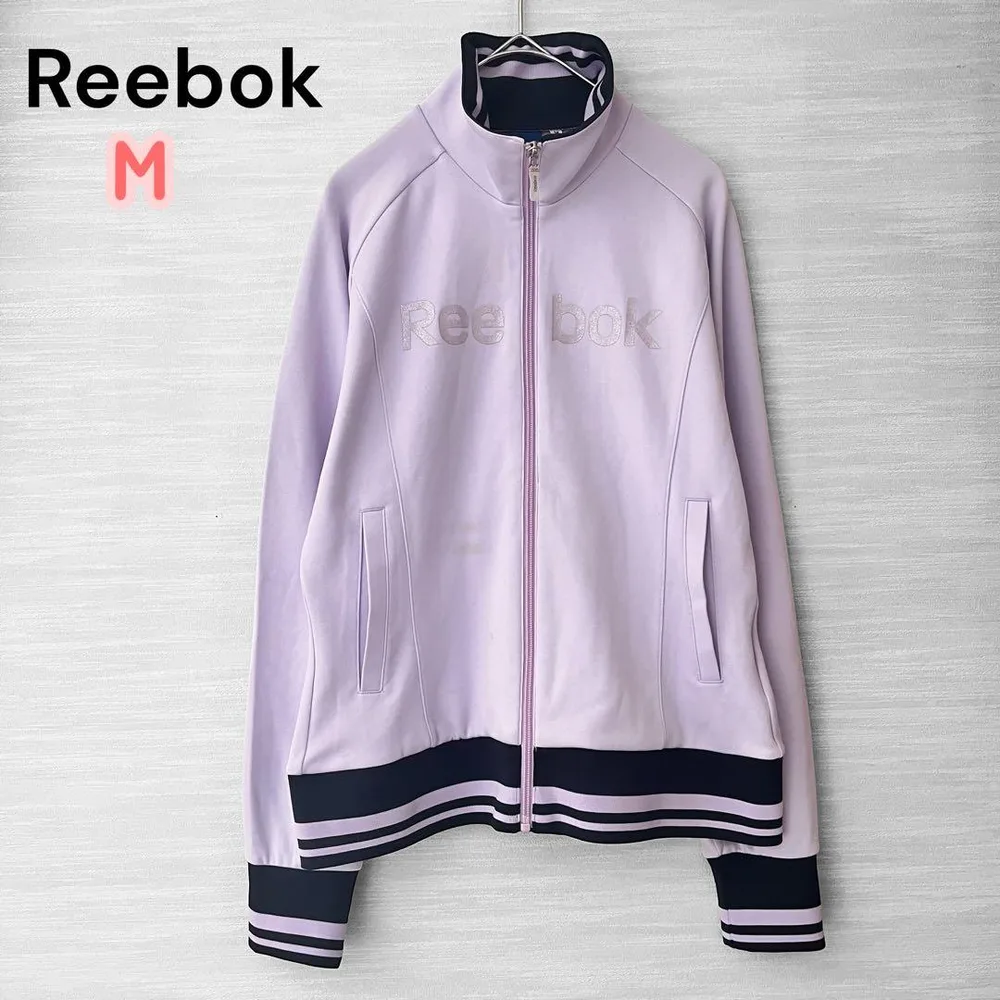 Reebok リーボック ジャージ トラックジャケット パープル M スポーツ
