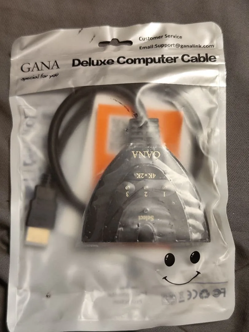 GANA HDMIセレクター 3入力1出力 4K対応