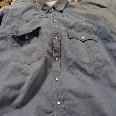 【JEANS CULT】Levi's ウエスタンシャツ XL フェード