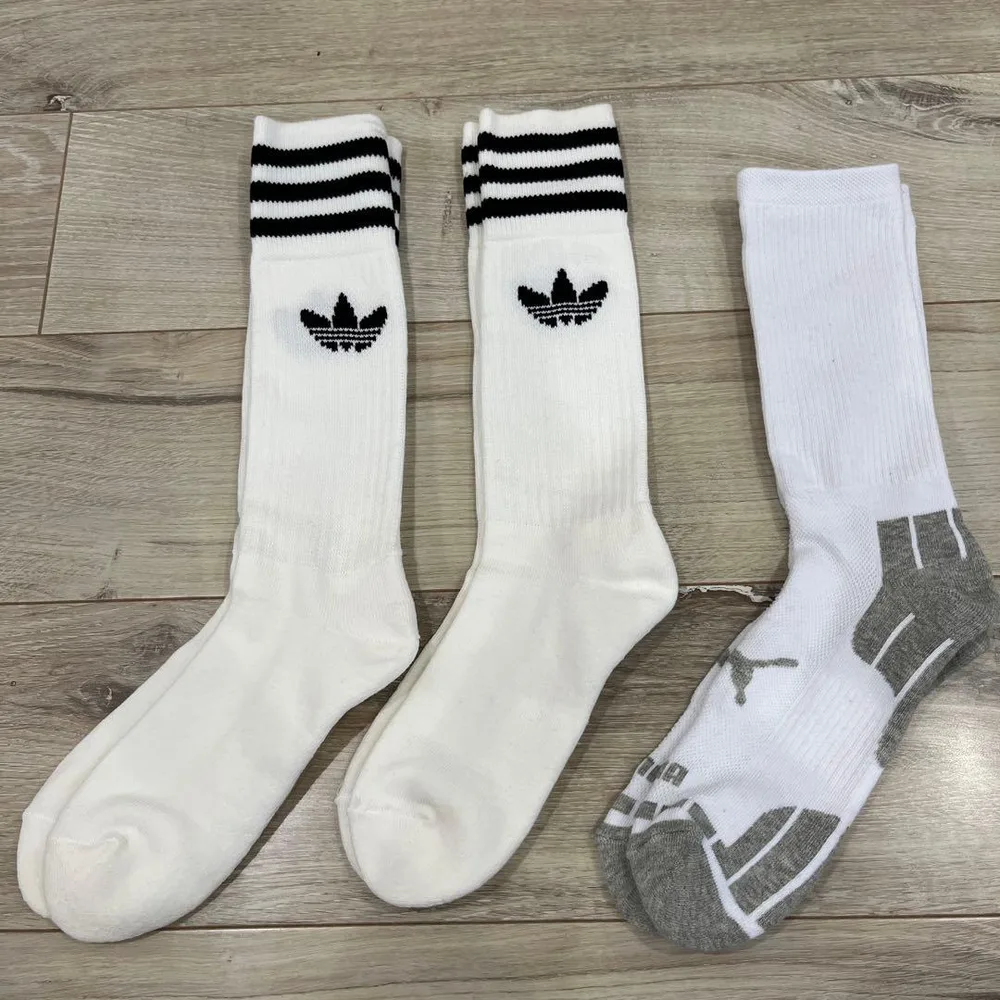未使用 adidas PUMA ソックス 3足セット 25-27cm