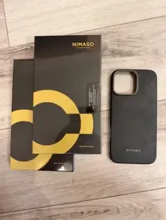 iPhone16ProMaxケースPITAKA とNIMASO ガラスフィルム