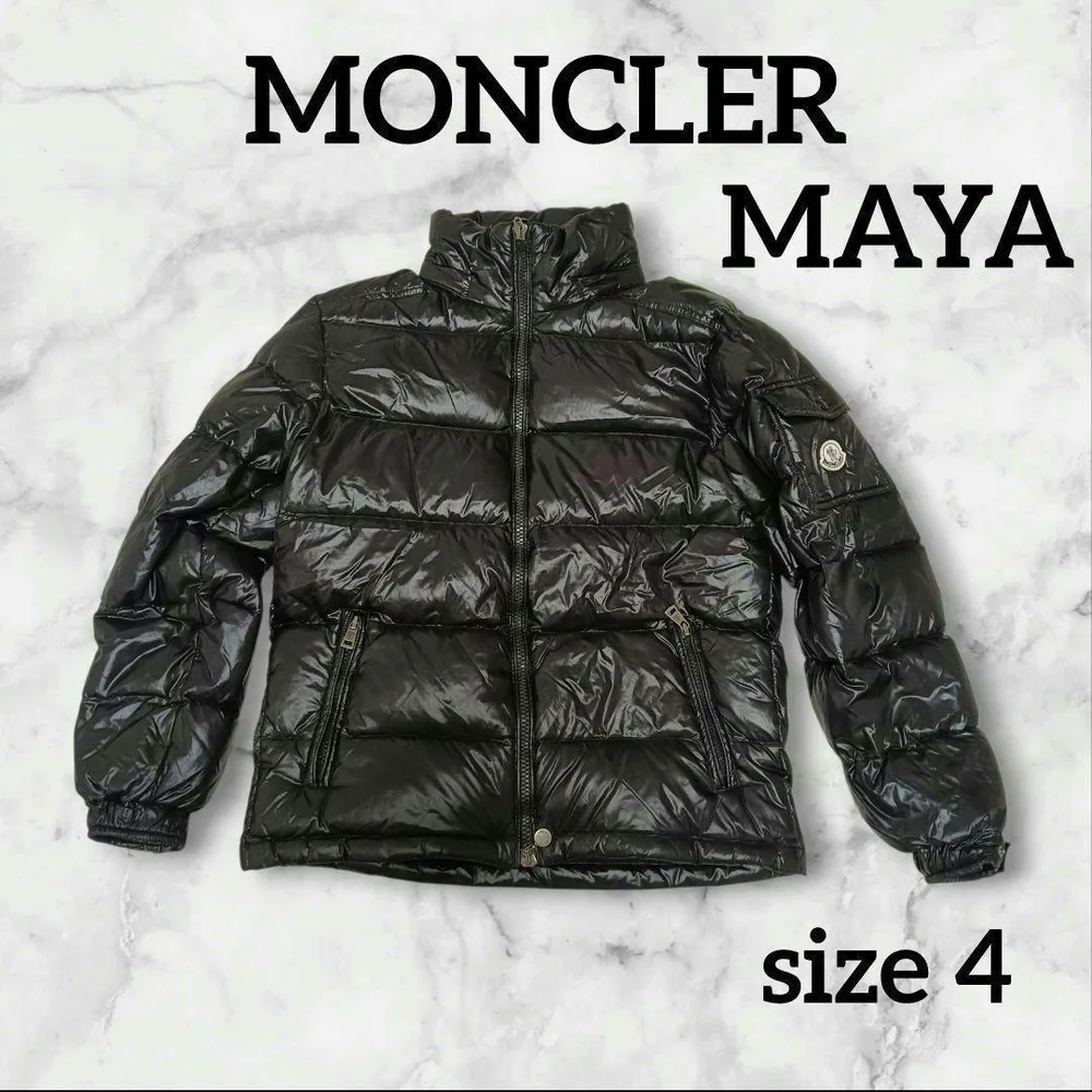【人気 正規品】MONCLER MAYA ダウンジャケット ブラック XL