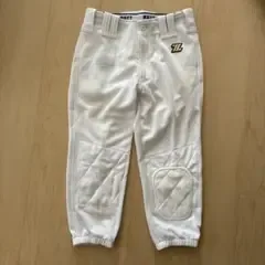 野球 練習用 ユニフォーム パンツ ホワイト ZETT 150サイズ