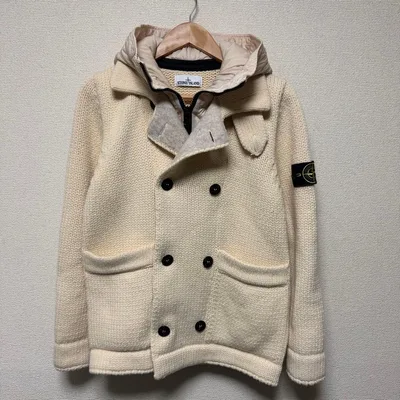 STONE ISLAND DOUBLE BREASTED CARDIGAN