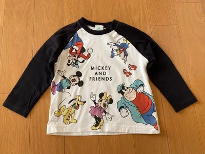Disney MICKEY AND FRIENDS 長袖Tシャツ 95