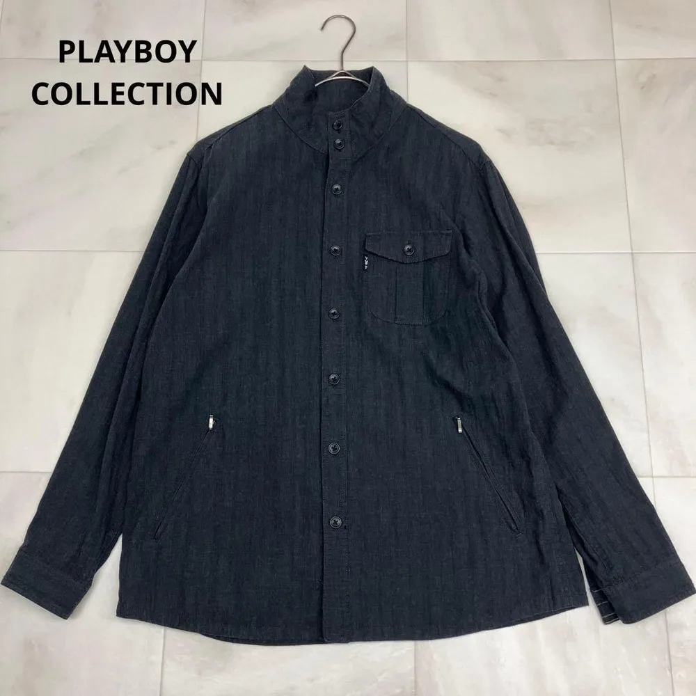 PLAYBOY COLLECTION 紳士 長袖 シャツ ジャケット L