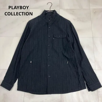 PLAYBOY COLLECTION 紳士 長袖 シャツ ジャケット L