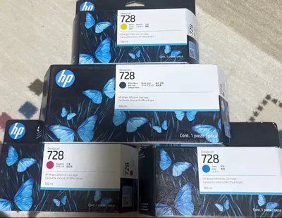 HP 728 インクカートリッジ 4本セット