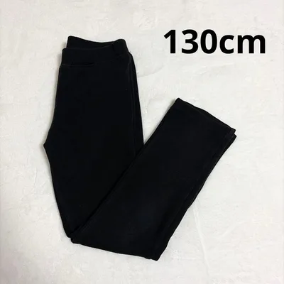 キッズ ロングパンツ ストレッチパンツ 長ズボン レギンスパンツ 130 パンツ