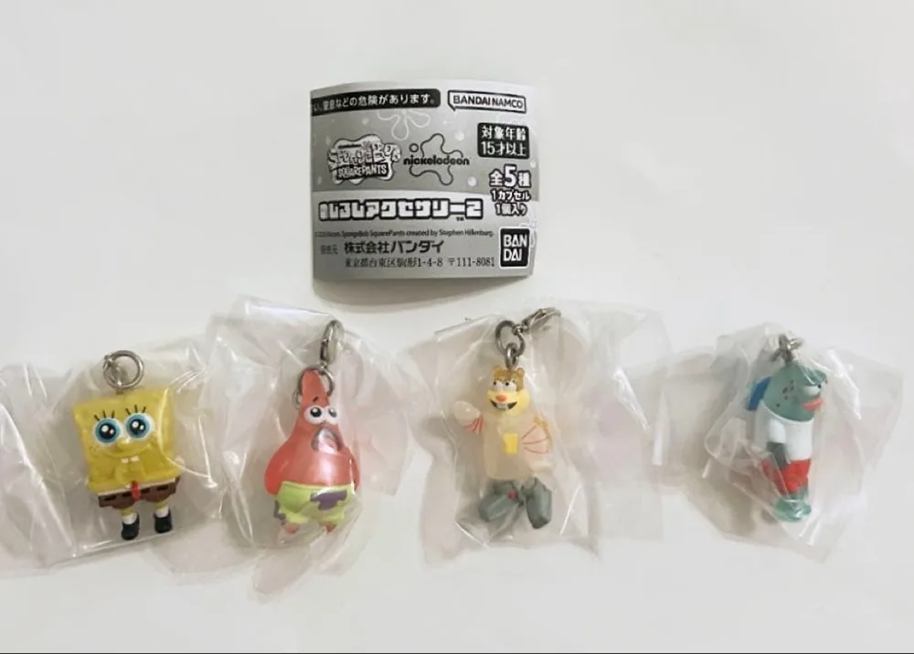 スポンジ・ボブ めじるしアクセサリー2 4種セット セミコンプリート